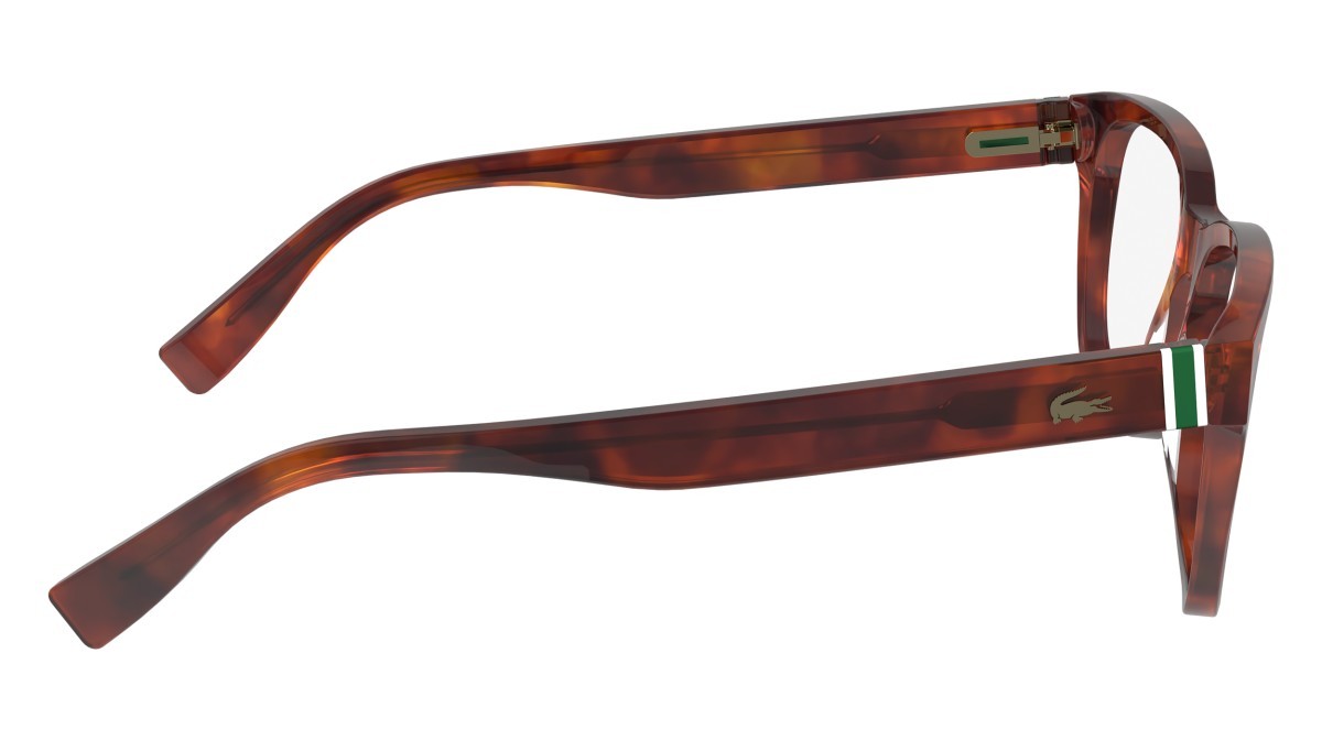 Brillen Lacoste L2937 (218) farbe havana blonde form rechteckig 