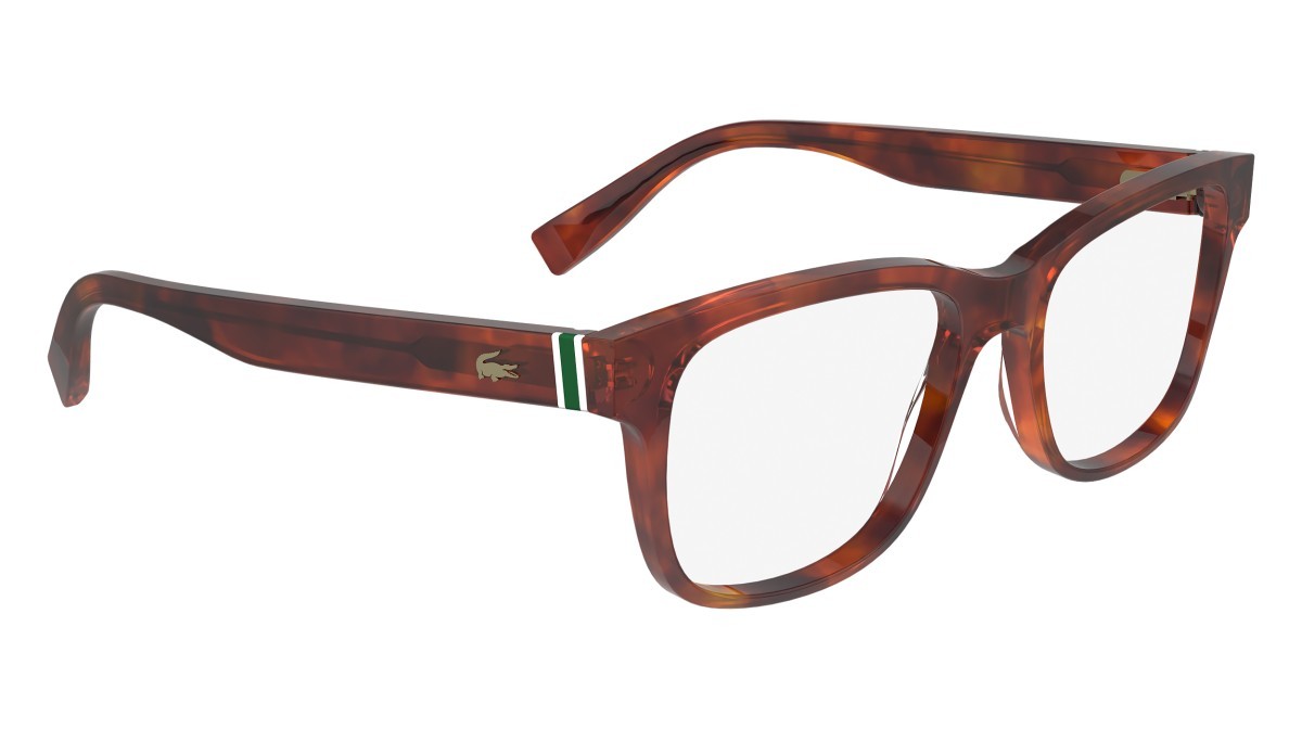 Brillen Lacoste L2937 (218) farbe havana blonde form rechteckig 