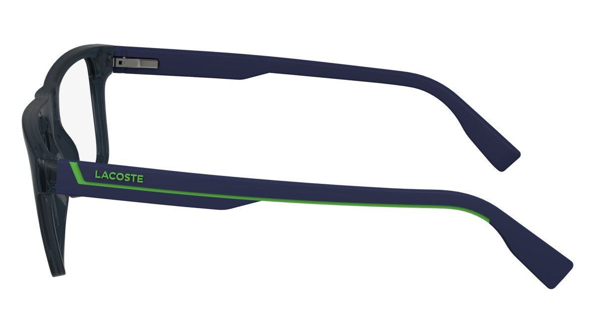 Brillen Lacoste L2951 (410) farbe transparent blue form rechteckig 