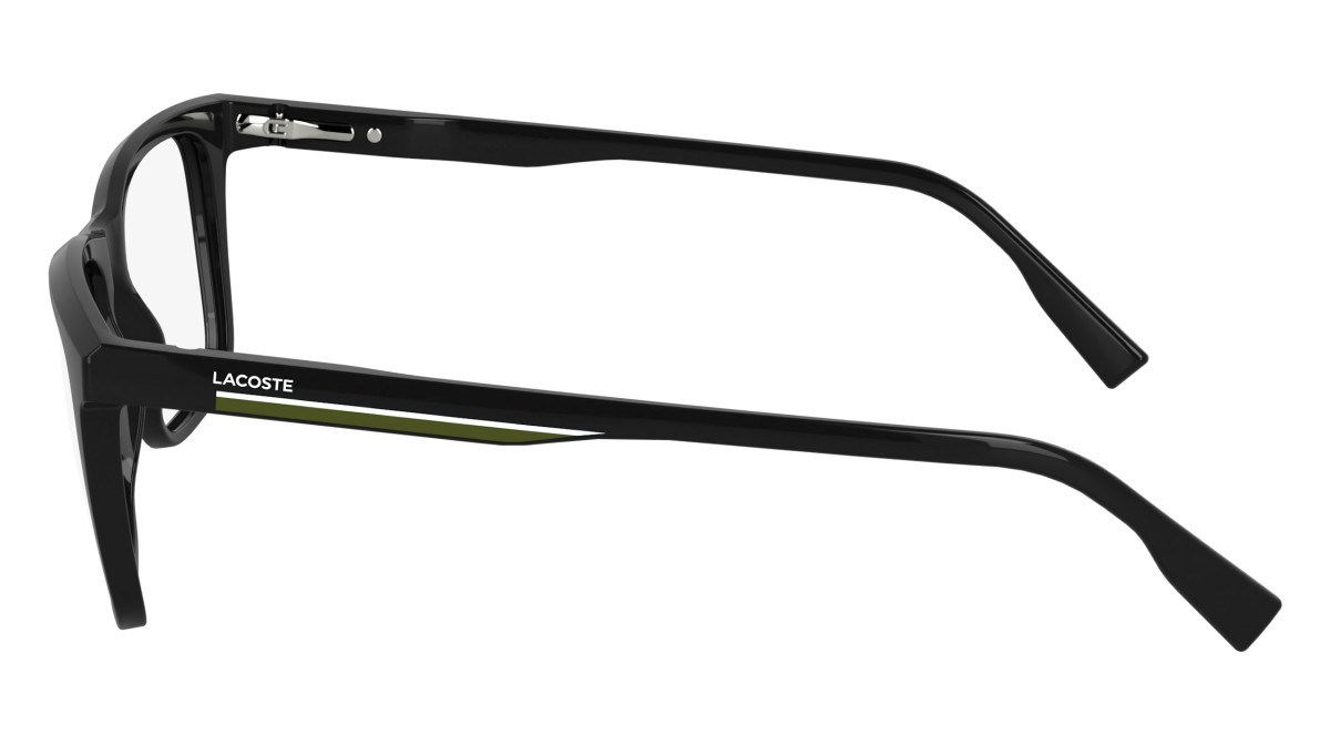 Eyeglasses Lacoste L2960 (001) color black shape rectangle lenses colore 1