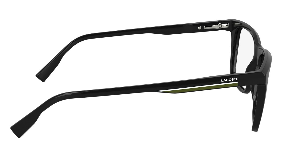 Eyeglasses Lacoste L2960 (001) color black shape rectangle lenses colore 1