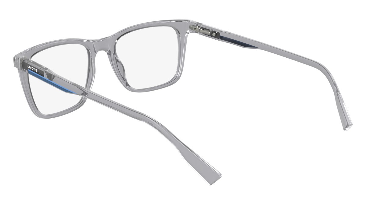 Occhiali da vista Lacoste L2960 (035) colore transparent grey forma rettangolare lenti colore 4