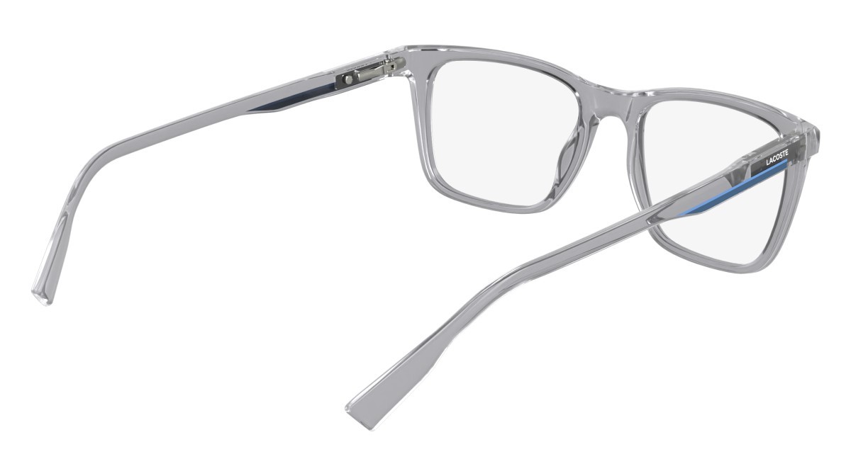 Occhiali da vista Lacoste L2960 (035) colore transparent grey forma rettangolare lenti colore 4