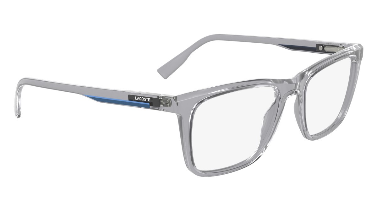 Occhiali da vista Lacoste L2960 (035) colore transparent grey forma rettangolare lenti colore 4