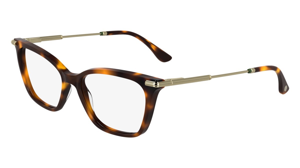 Brillen Lacoste L2961 (214) farbe havana form rechteckig gläser colore 2
