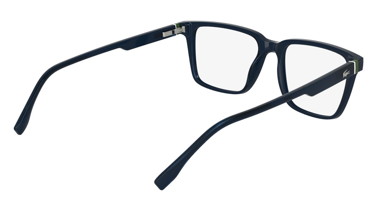 Occhiali da vista Lacoste L2963 (410) colore transparent blue forma rettangolare lenti colore 3