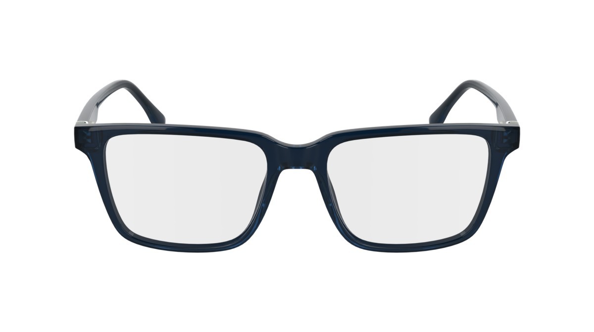 Occhiali da vista Lacoste L2963 (410) colore transparent blue forma rettangolare lenti colore 3