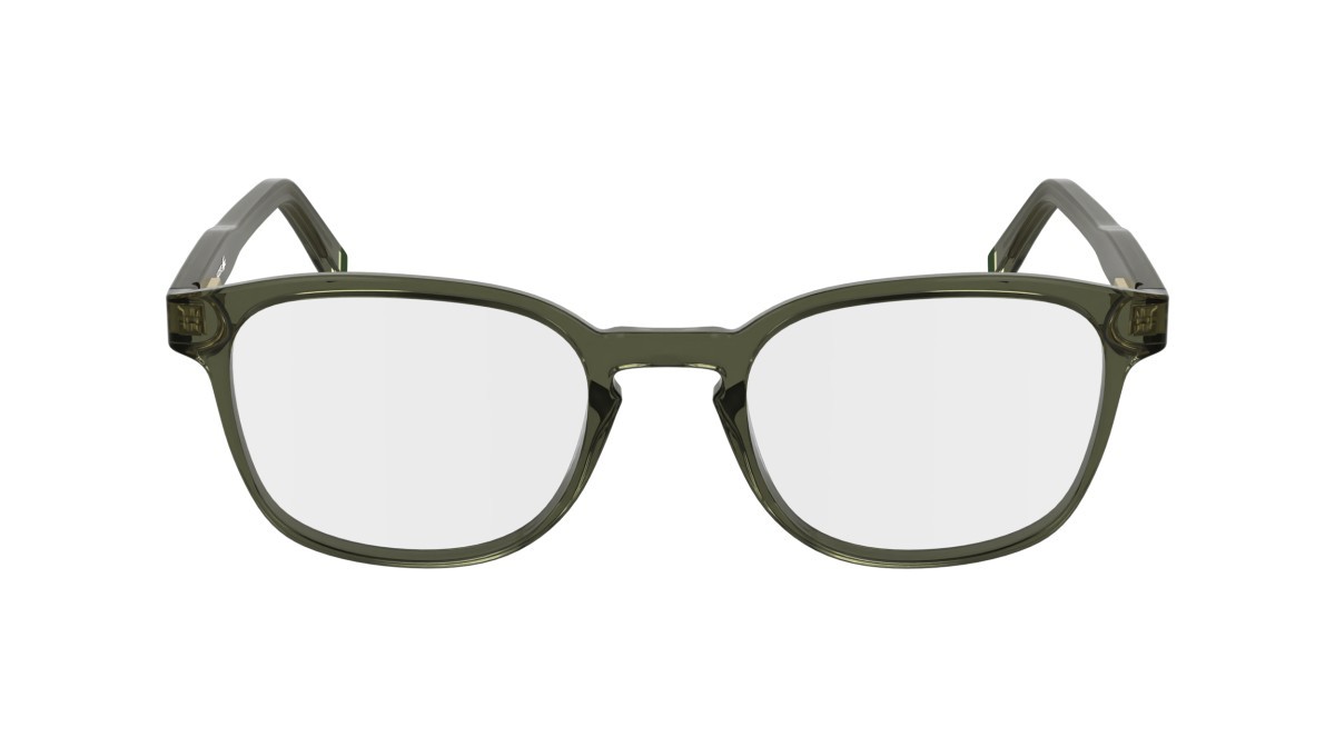 Occhiali da vista Lacoste L2964 N (275) colore transparent khaki forma rettangolare 