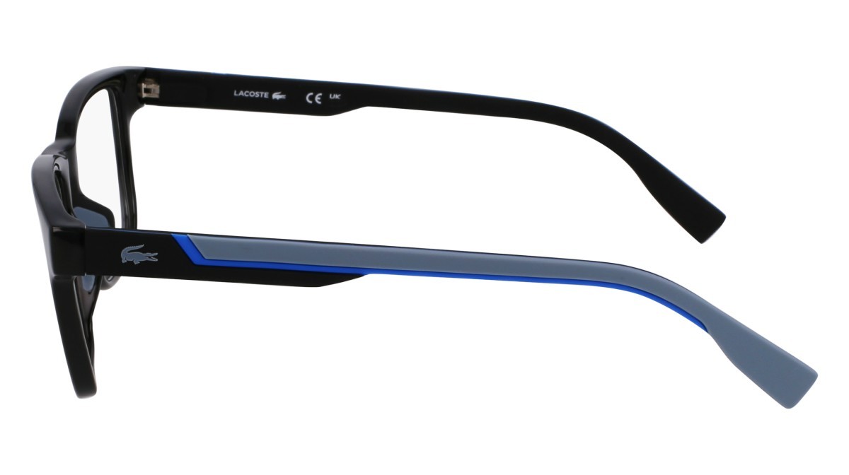 Eyeglasses Lacoste L2965 (001) color black shape rectangle lenses colore  4