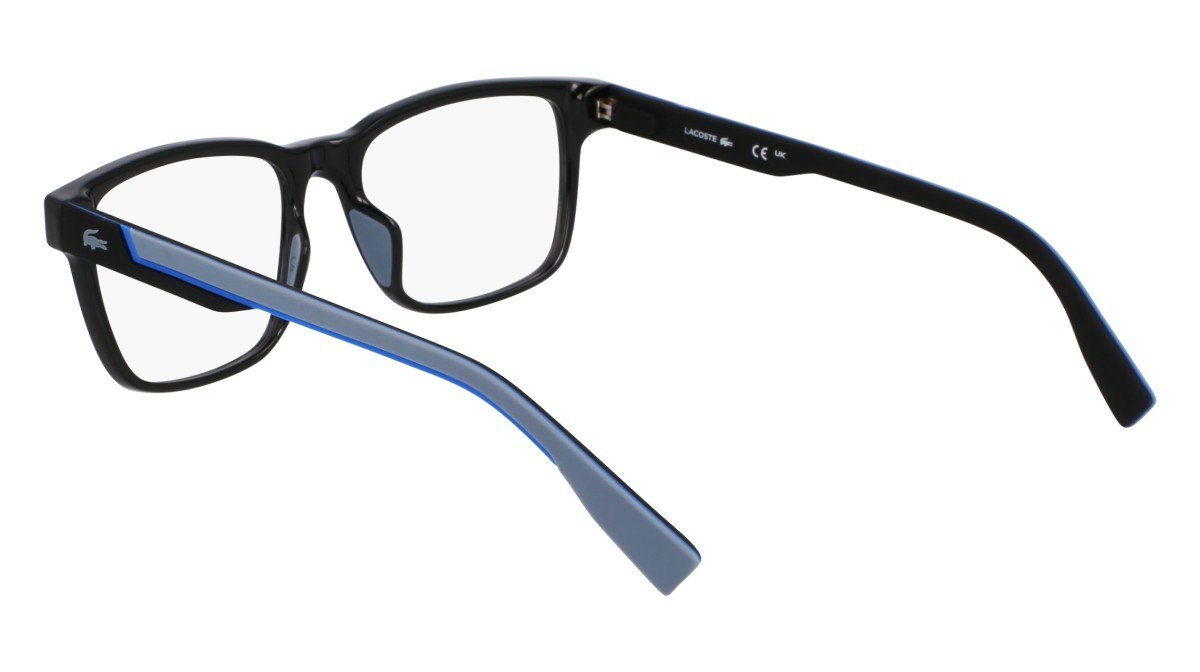 Eyeglasses Lacoste L2965 (001) color black shape rectangle lenses colore  4
