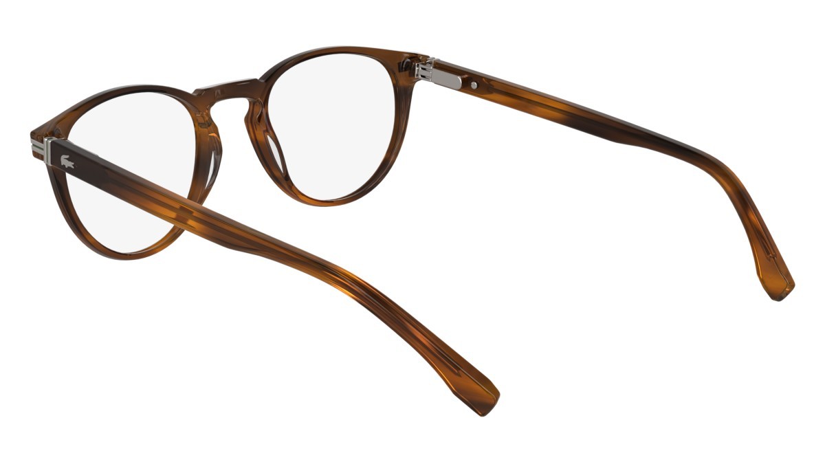 Brillen Lacoste L2966 (210) farbe striped brown form rechteckig gläser colore 3