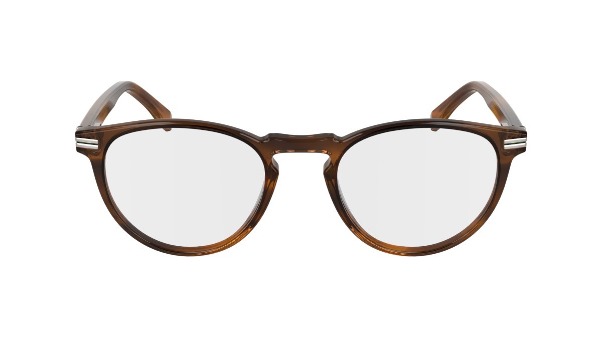 Brillen Lacoste L2966 (210) farbe striped brown form rechteckig gläser colore 3
