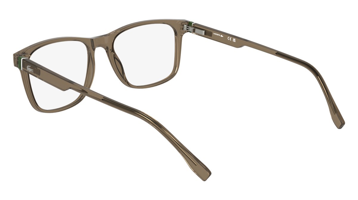 Occhiali da vista Lacoste L2974 N (210) colore transparent brown forma rettangolare 