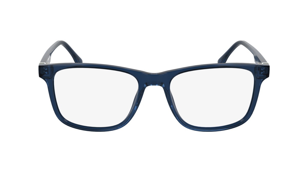 Eyeglasses Lacoste L2974 N (410) color transparent blue shape rectangle 