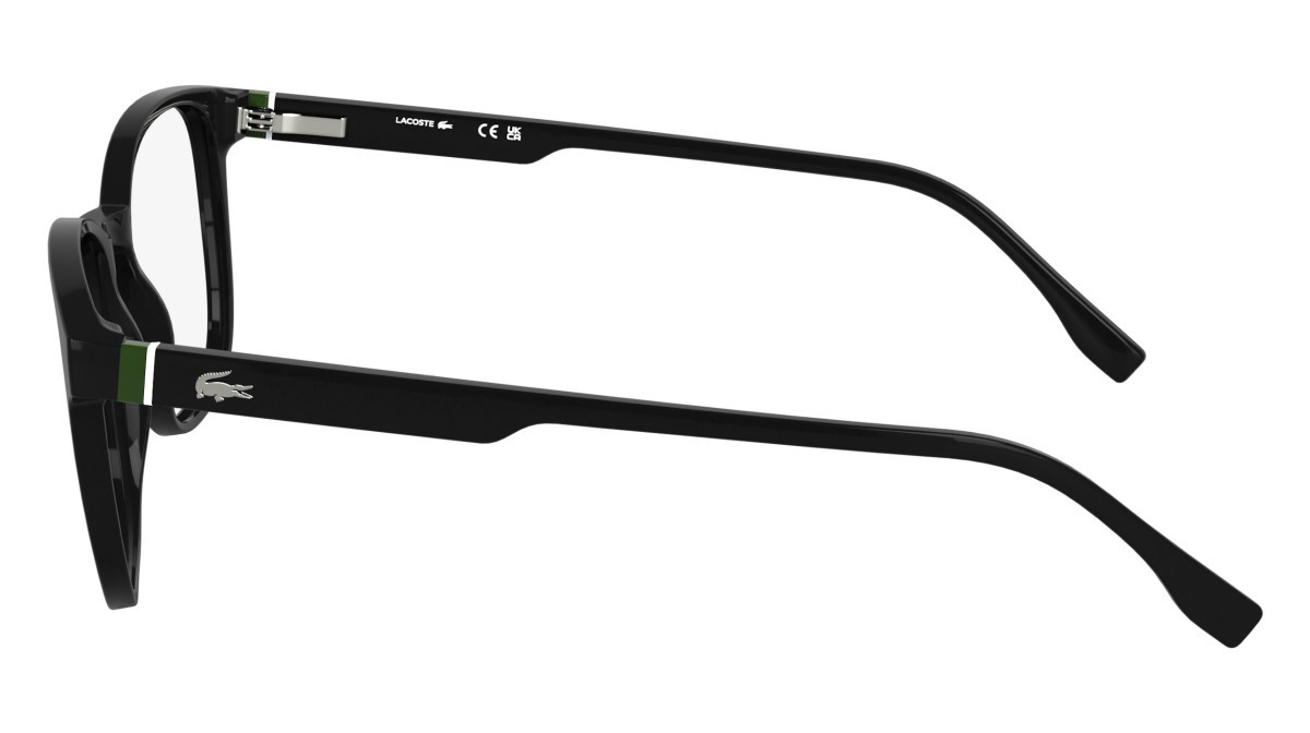 Occhiali da vista Lacoste L2975 (001) colore black forma rettangolare lenti colore - 1