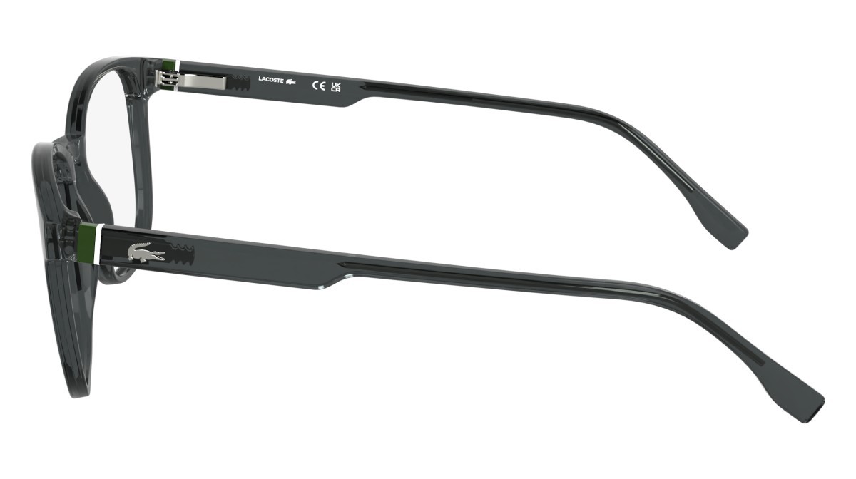 Eyeglasses Lacoste L2975 N (035) color transparent grey shape rectangle 
