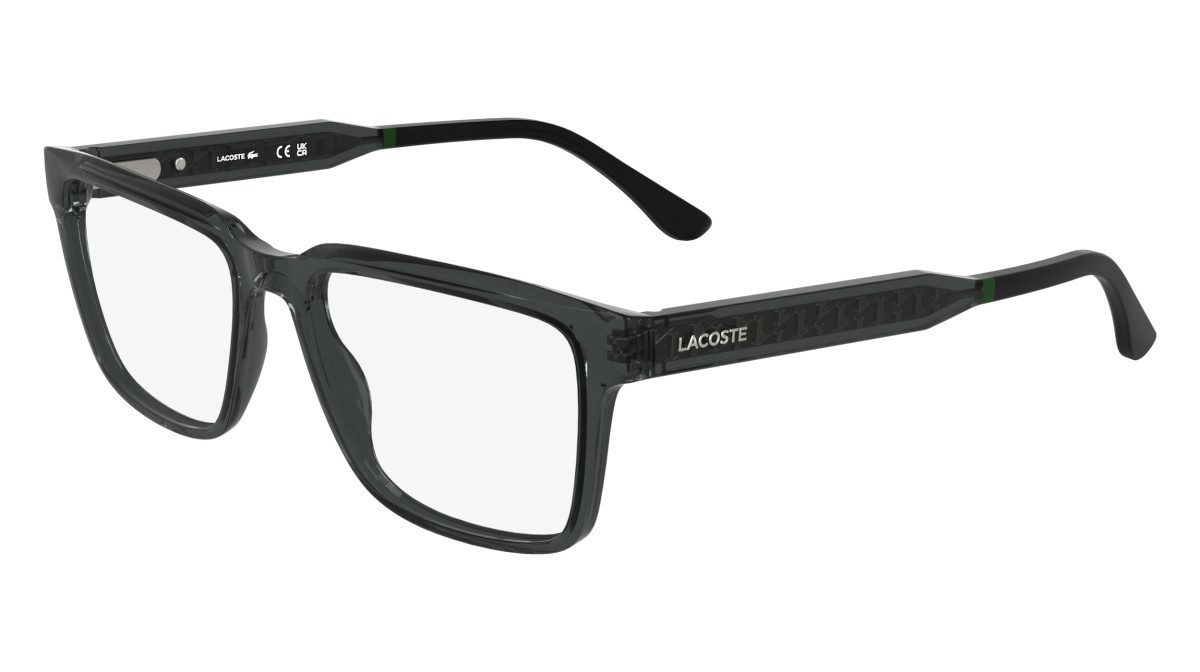 Eyeglasses Lacoste L2976 N (035) color transparent grey shape rectangle 