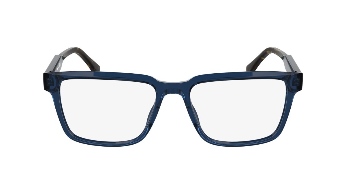 Eyeglasses Lacoste L2976 N (410) color transparent blue shape rectangle 