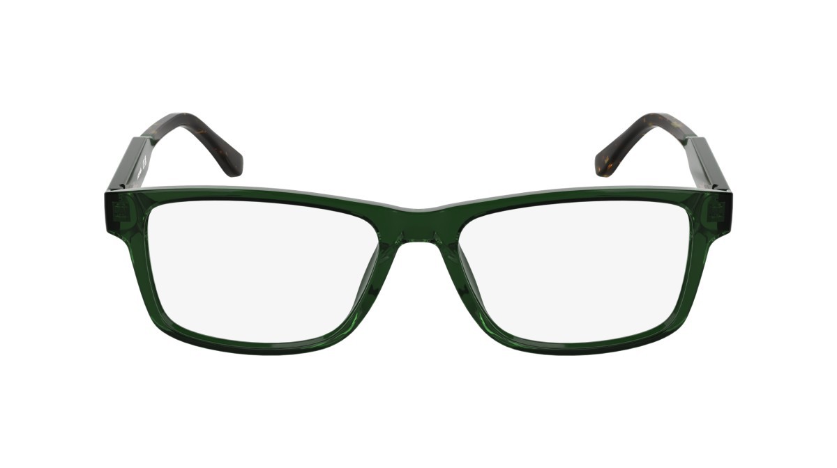 Eyeglasses Lacoste L2977 (301) color transparent green shape rectangle lenses colore - 4