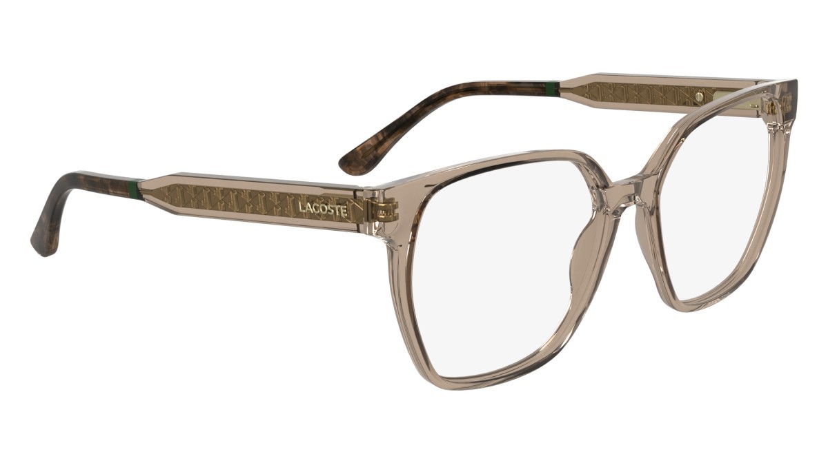 Eyeglasses Lacoste L2978 N (662) color transparent rose shape rectangle 
