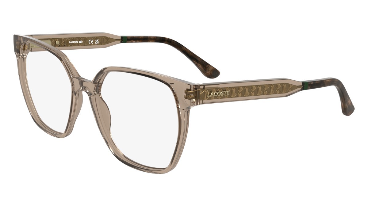 Eyeglasses Lacoste L2978 N (662) color transparent rose shape rectangle 