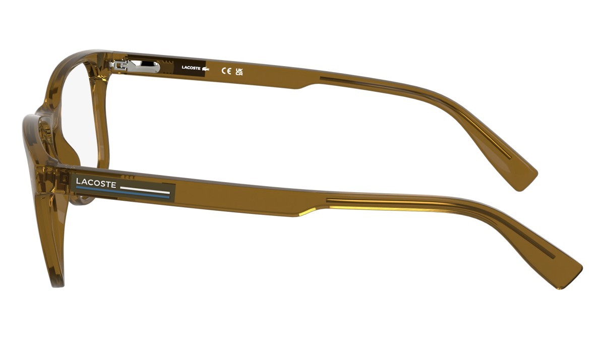 Brillen Lacoste L2979 N (210) farbe transparent brown form rechteckig 