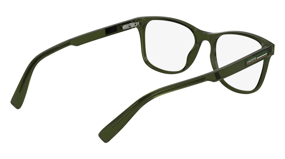 Eyeglasses Lacoste L2979 N (275) color transparent khaki shape rectangle 
