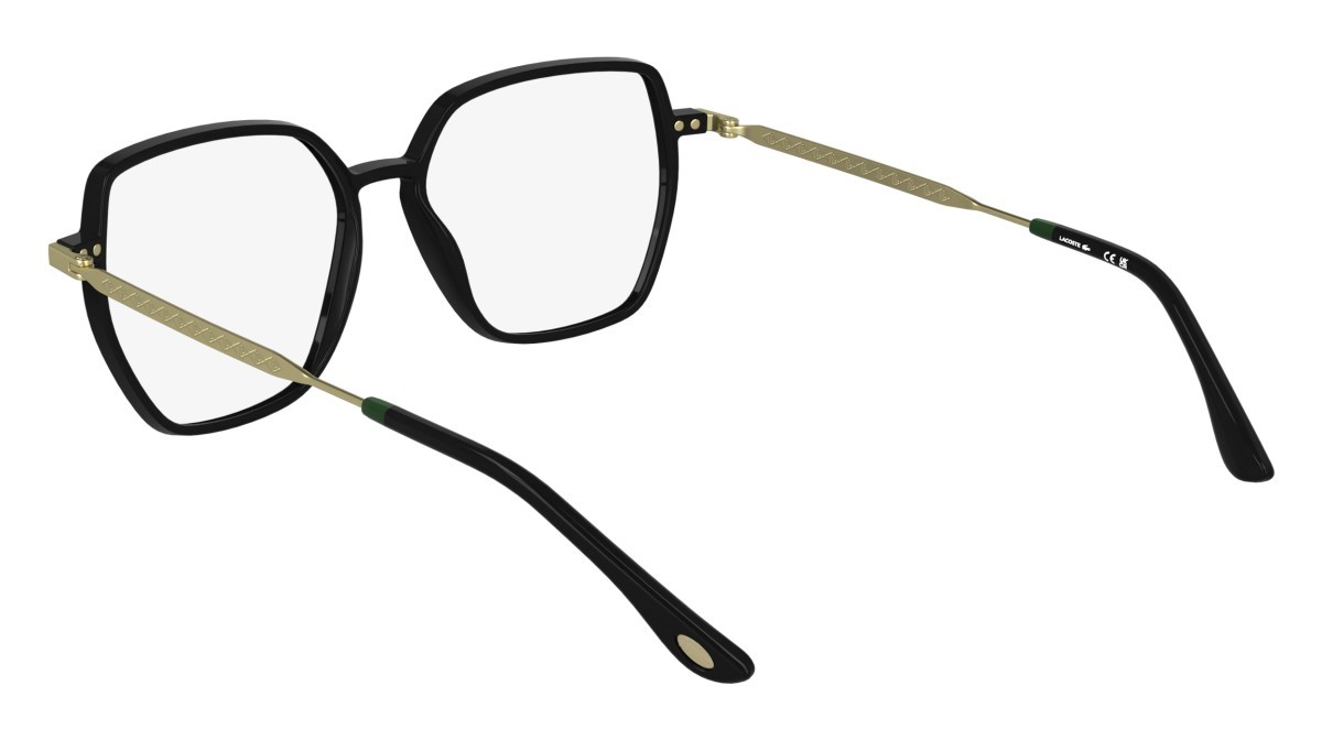 Eyeglasses Lacoste L2981 (001) color black shape rectangle lenses colore - 1