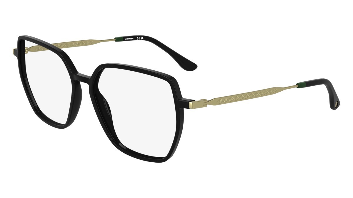 Eyeglasses Lacoste L2981 (001) color black shape rectangle lenses colore - 1