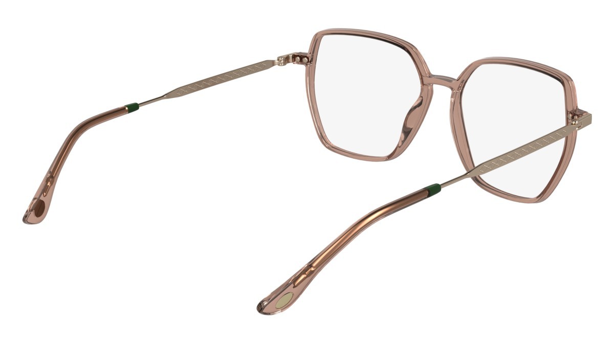 Occhiali da vista Lacoste L2981 (662) colore transparent blush forma rettangolare lenti colore - 4