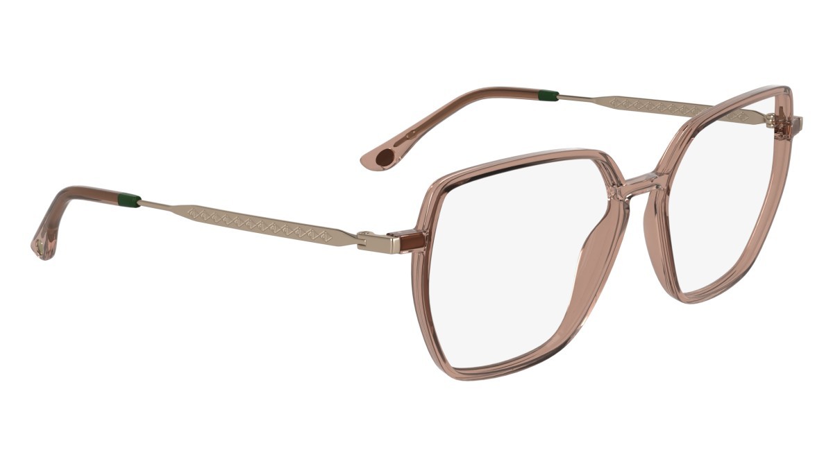 Occhiali da vista Lacoste L2981 (662) colore transparent blush forma rettangolare lenti colore - 4