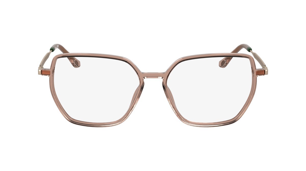 Occhiali da vista Lacoste L2981 (662) colore transparent blush forma rettangolare lenti colore - 4