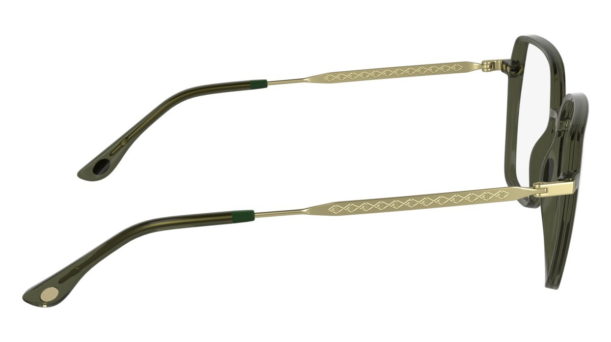 Eyeglasses Lacoste L2981 N (275) color transparent khaki shape rectangle 