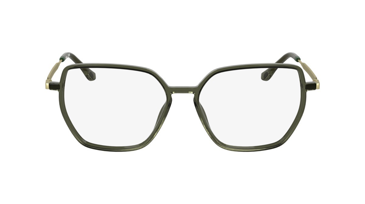 Eyeglasses Lacoste L2981 N (275) color transparent khaki shape rectangle 