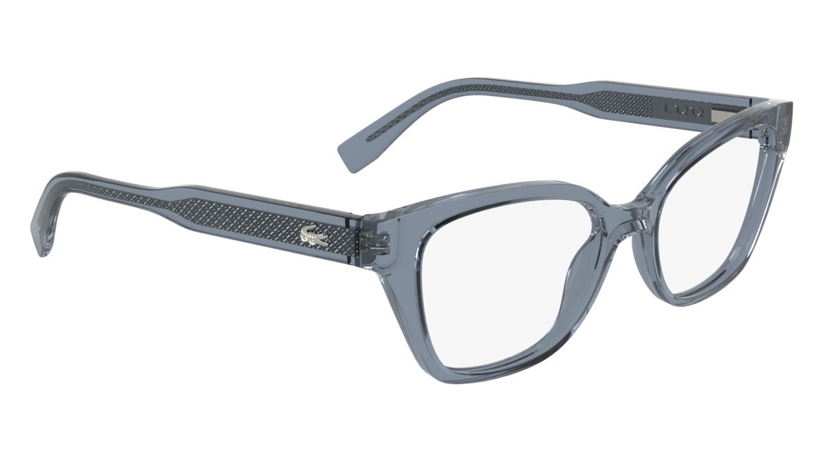 Brillen Lacoste L2983 (038) farbe transparent light grey form rechteckig gläser colore - 3