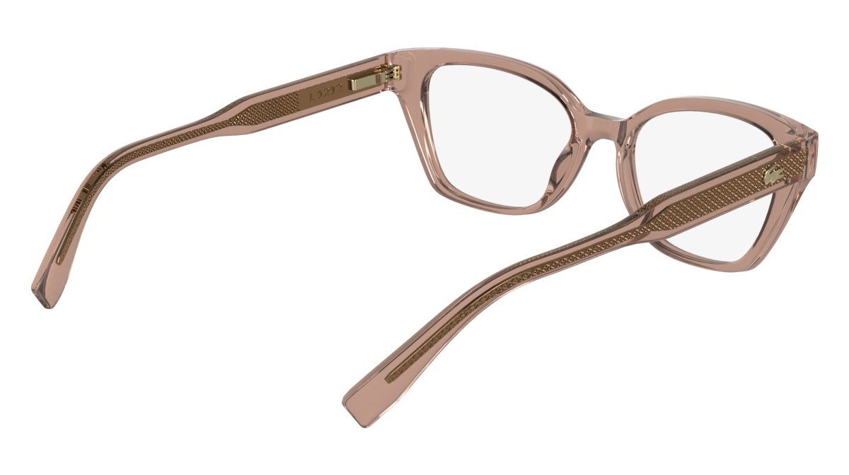 Eyeglasses Lacoste L2983 N (662) color transparent blush shape rectangle 