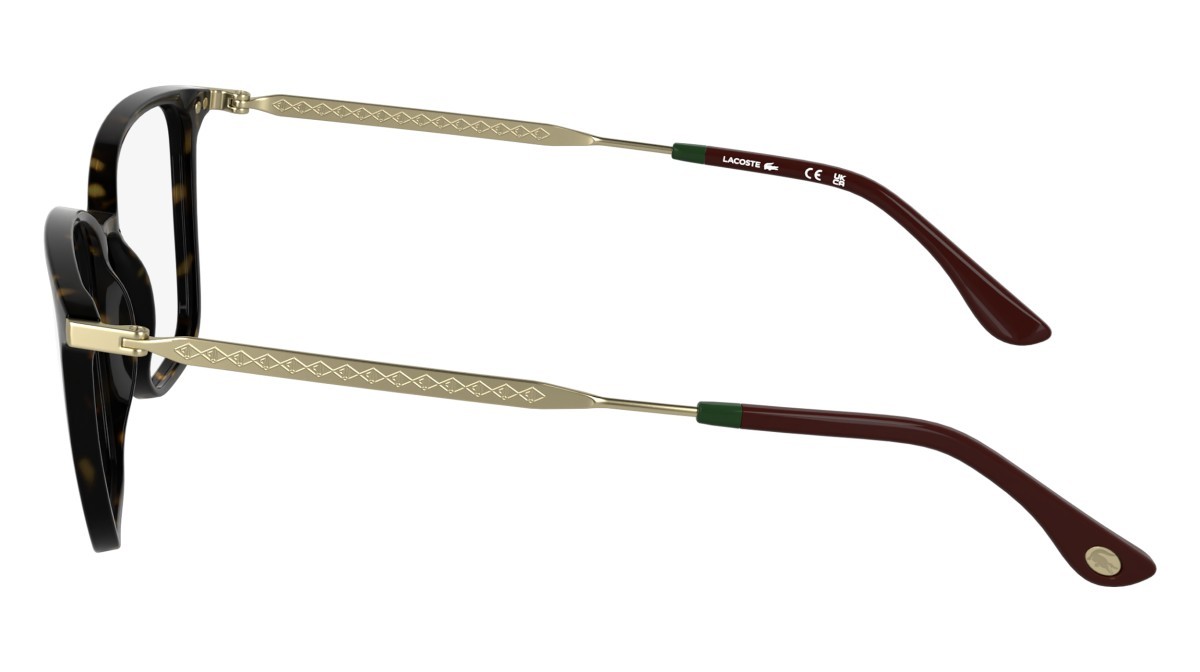 Eyeglasses Lacoste L2984 N (230) color dark havana shape rectangle 