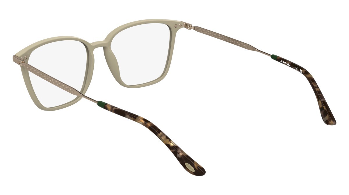 Eyeglasses Lacoste L2984 N (264) color beige shape rectangle 