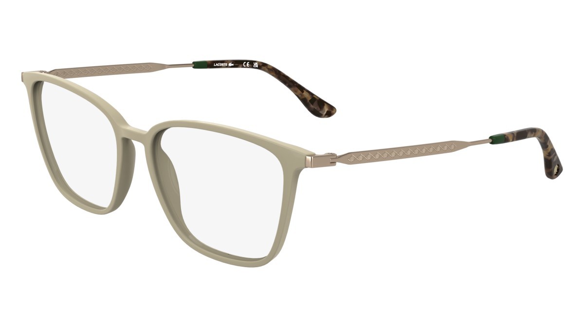 Eyeglasses Lacoste L2984 N (264) color beige shape rectangle 