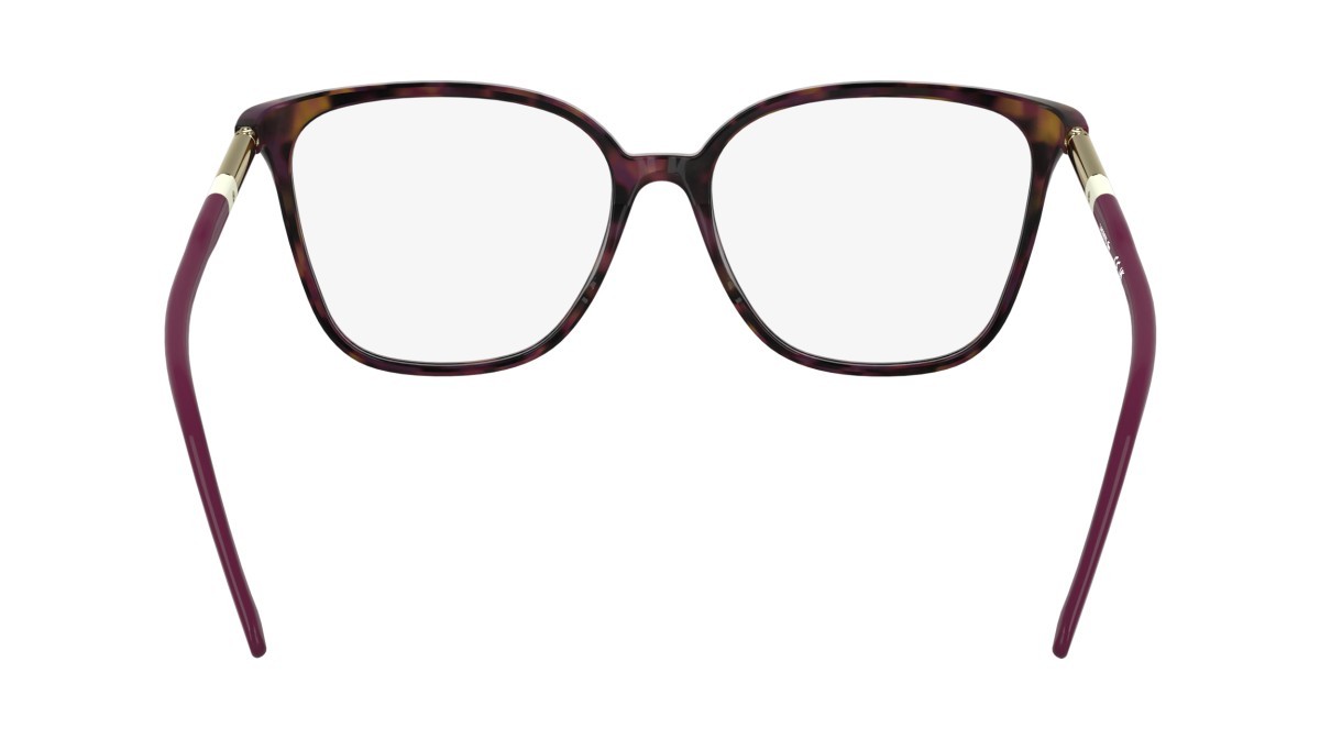 Occhiali da vista Lacoste L2985 (211) colore havana purple forma rettangolare lenti colore - 4