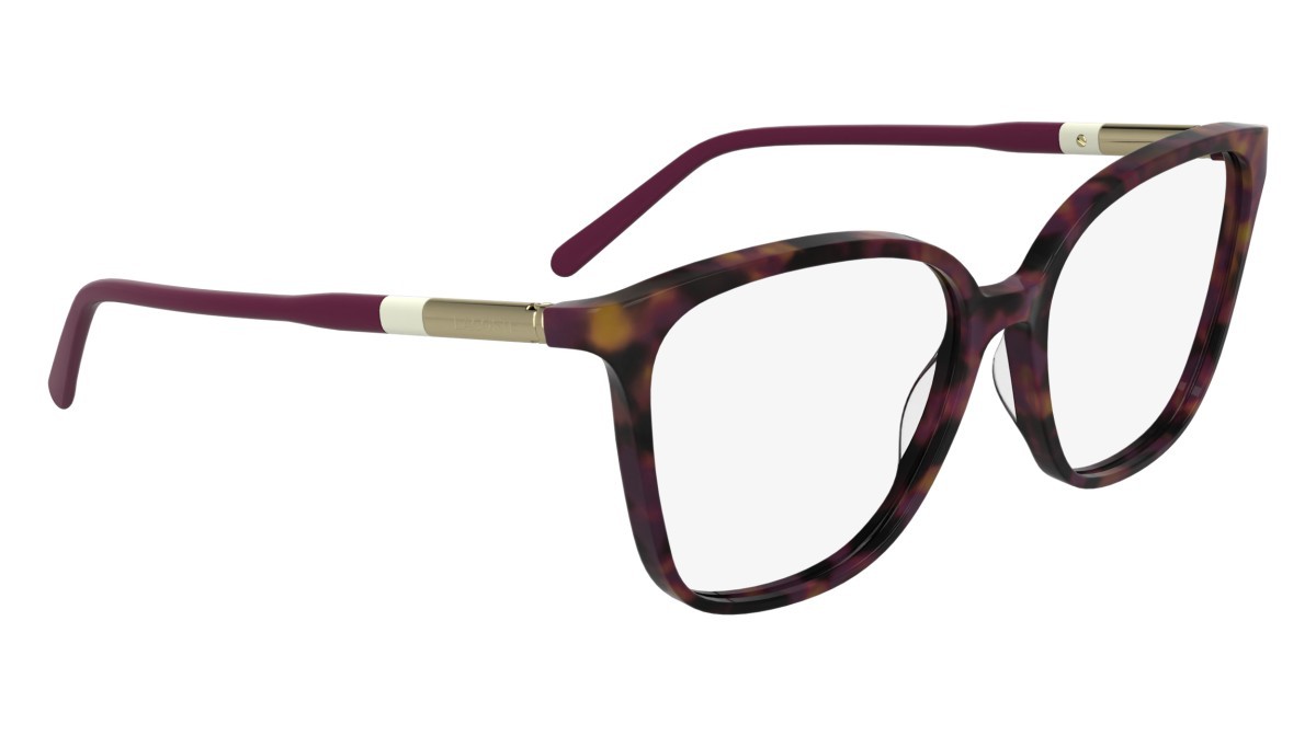 Occhiali da vista Lacoste L2985 (211) colore havana purple forma rettangolare lenti colore - 4