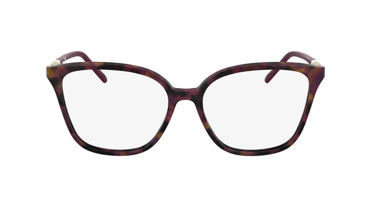Occhiali da vista Lacoste L2985 (211) colore havana purple forma rettangolare lenti colore - 4