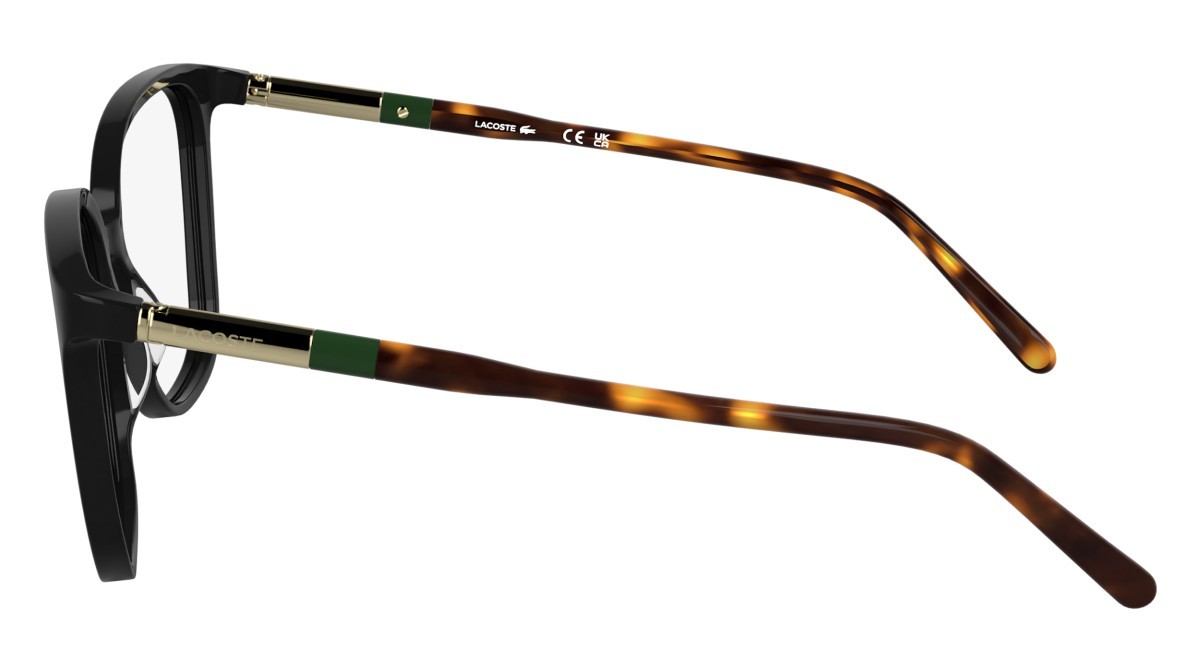Eyeglasses Lacoste L2985 N (001) color black shape rectangle 