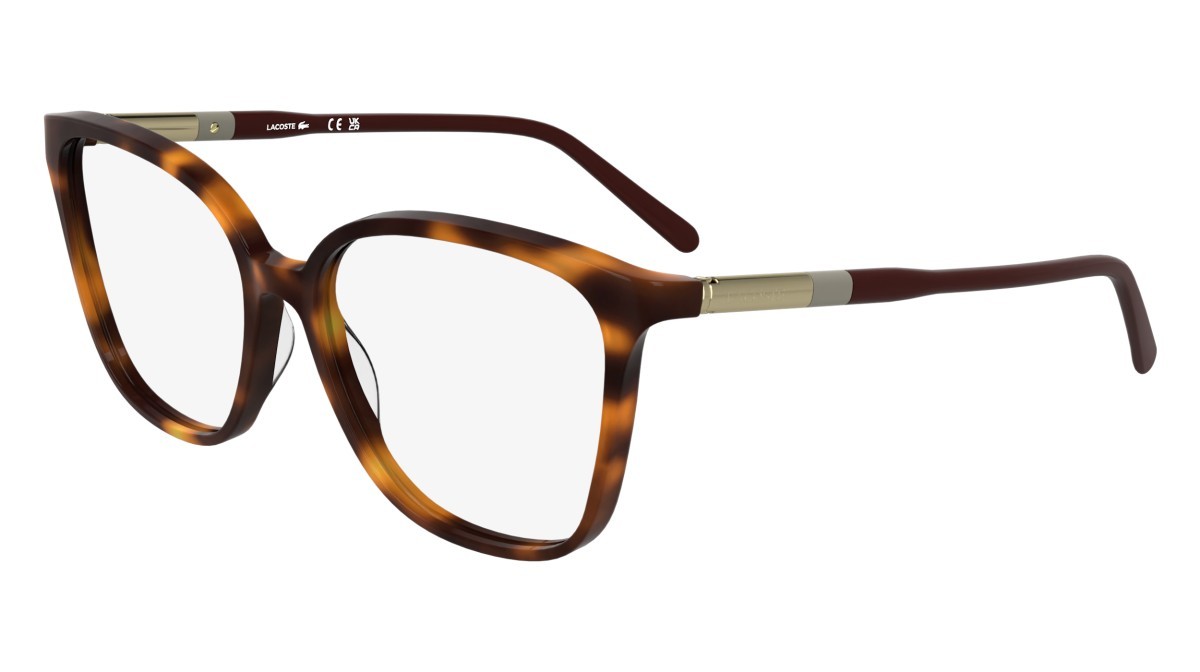 Eyeglasses Lacoste L2985 N (214) color havana shape rectangle 