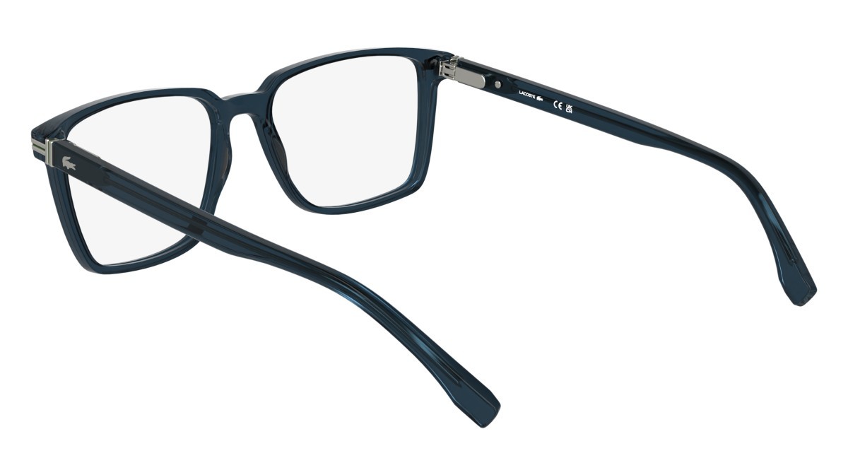 Eyeglasses Lacoste L2986 (410) color transparente blue shape rectangle 