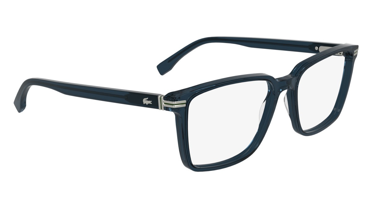 Eyeglasses Lacoste L2986 (410) color transparente blue shape rectangle 
