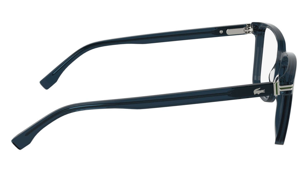 Eyeglasses Lacoste L2986 N (410) color transparente blue shape rectangle 