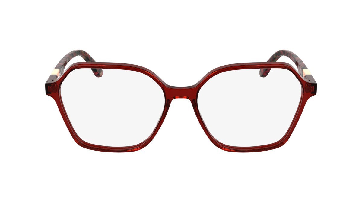 Eyeglasses Lacoste L2988 N (615) color trasnparent red shape rectangle 