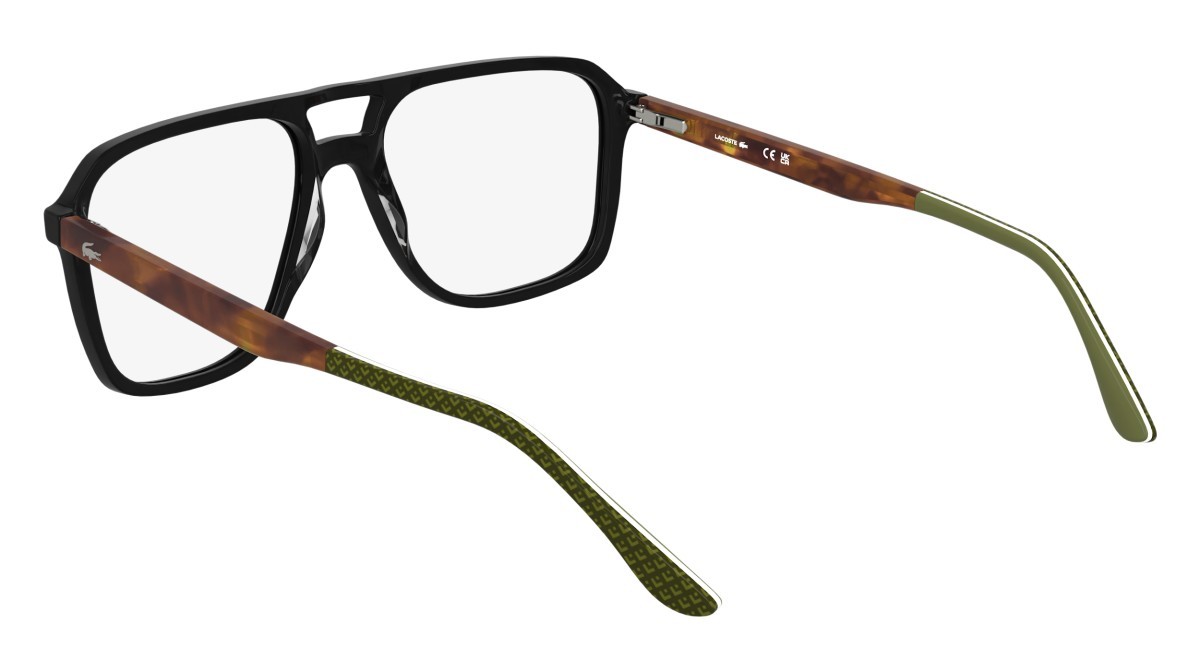 Eyeglasses Lacoste L2991 (001) color black shape aviator lenses colore - 1