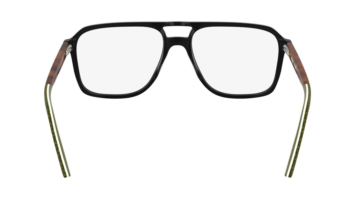 Eyeglasses Lacoste L2991 (001) color black shape aviator lenses colore - 1